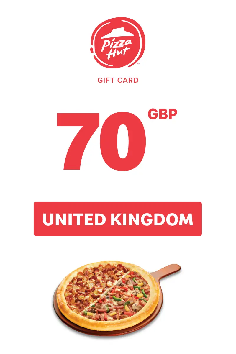 Pizza Hut 70 GBP Gift Card (United Kingdom) - Digital Key