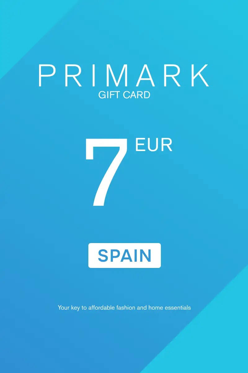 Primark 7 EUR Gift Card (Spain) - Digital Key