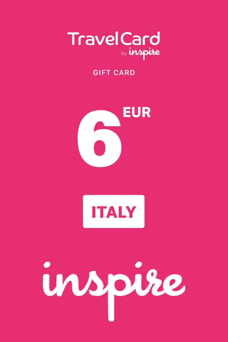 TravelCard by Inspire 6 EUR Gift Card (Italy) - Digital Key