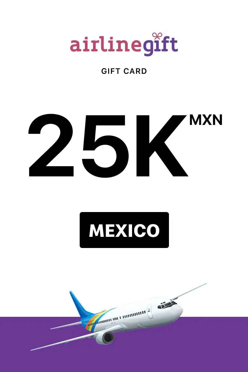 Airline Gift 25000 MXN Gift Card (Mexico) - Digital Key