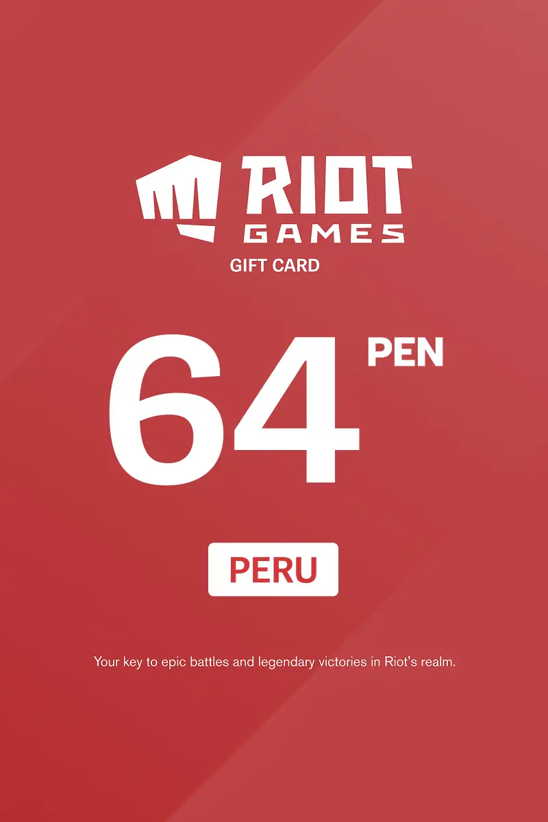 Riot Access 64 PEN Gift Card (Peru) - Digital Key