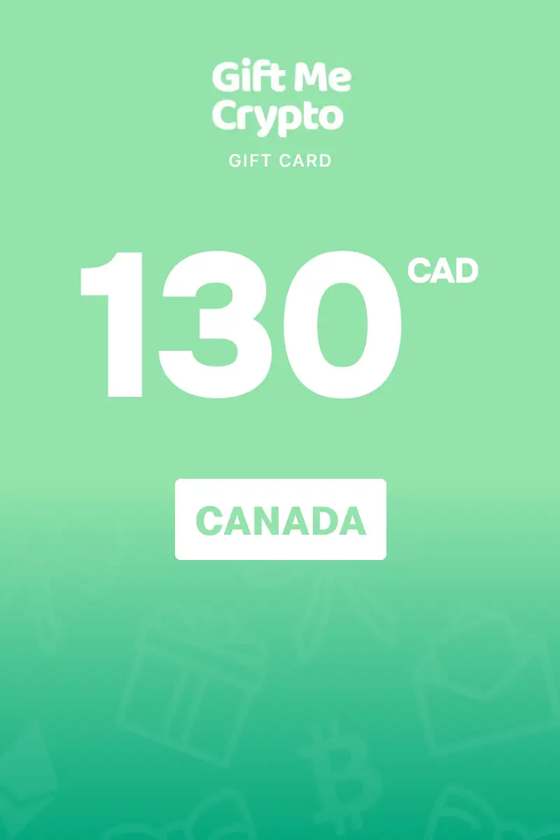 Gift Me Crypto 130 CAD Gift Card (Canada) - Digital Key