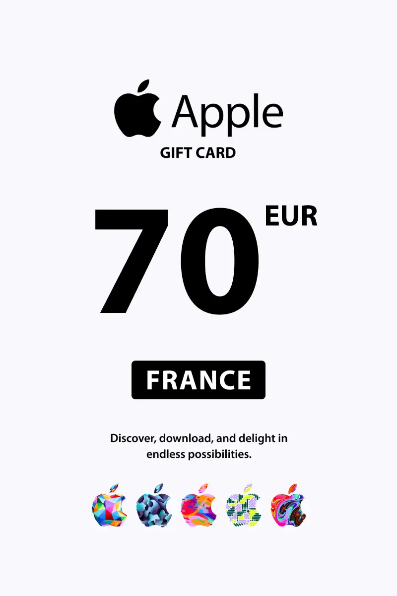 Apple 70 EUR Gift Card (France) - Digital Key