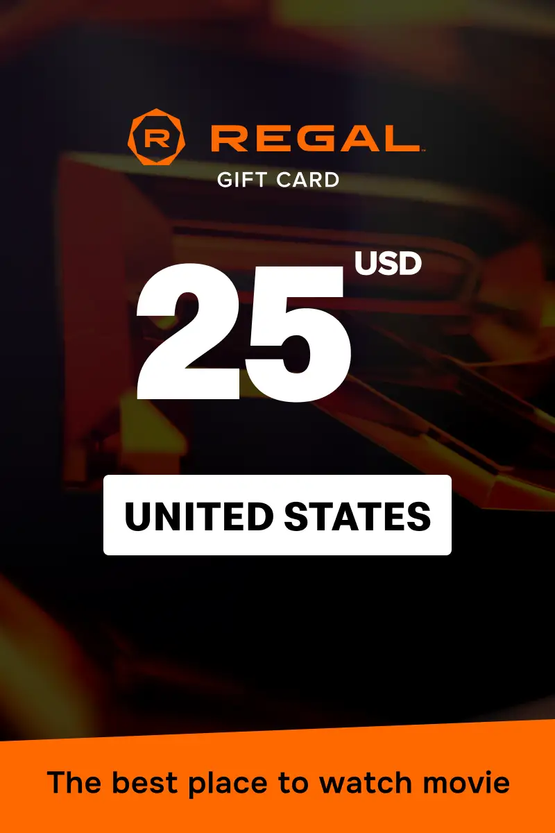 Regal Cinemas 25 USD Gift Card (United States) - Digital Key