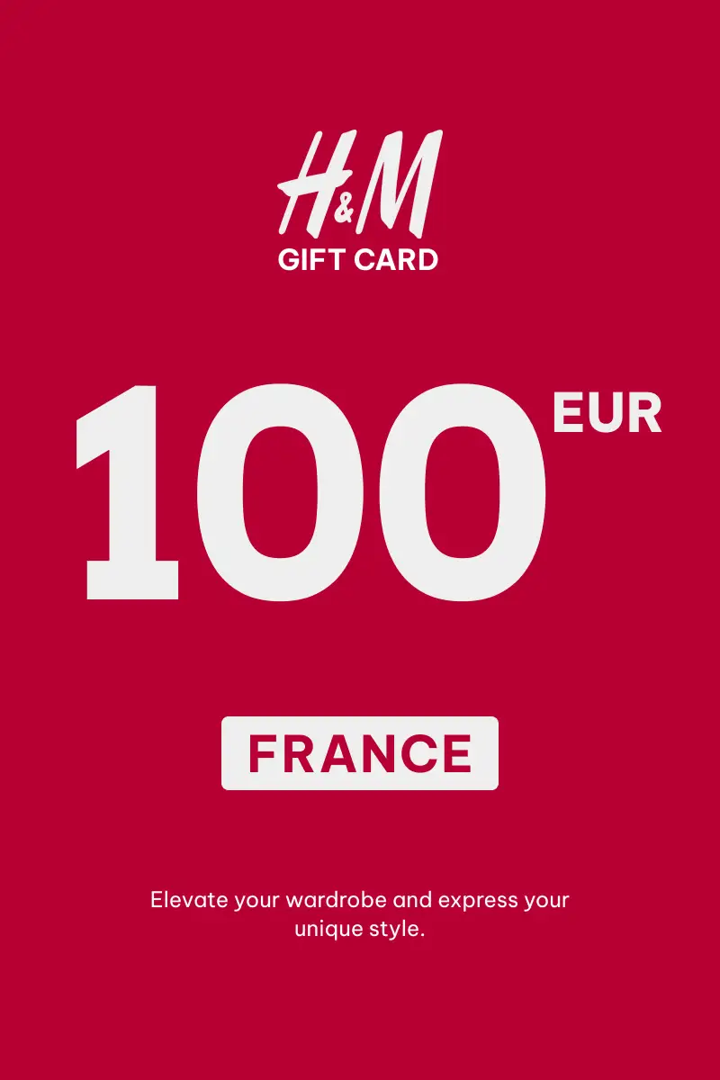 HandM 100 EUR Gift Card (France) - Digital Key