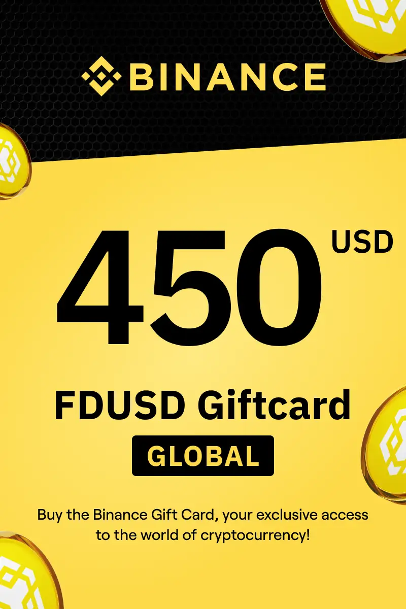 Binance (FDUSD) 450 USD Gift Card (Global) - Digital Key
