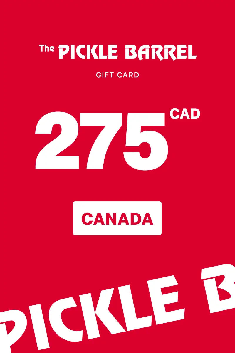 The Pickle Barrel 275 CAD Gift Card (Canada) - Digital Key