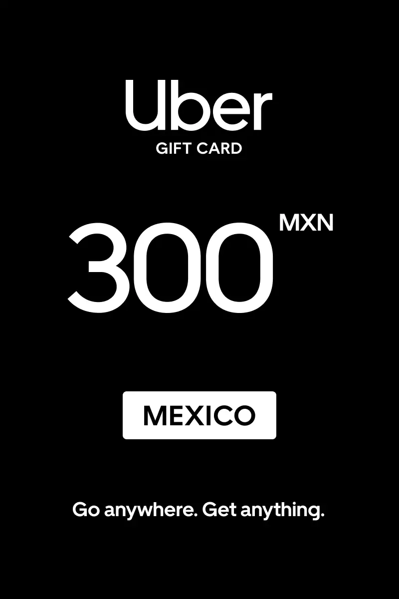 Uber 300 MXN Gift Card (Mexico) - Digital Key