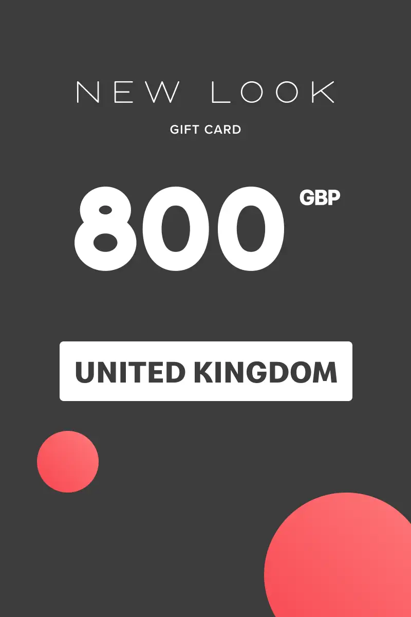 New Look 800 GBP Gift Card (United Kingdom) - Digital Key