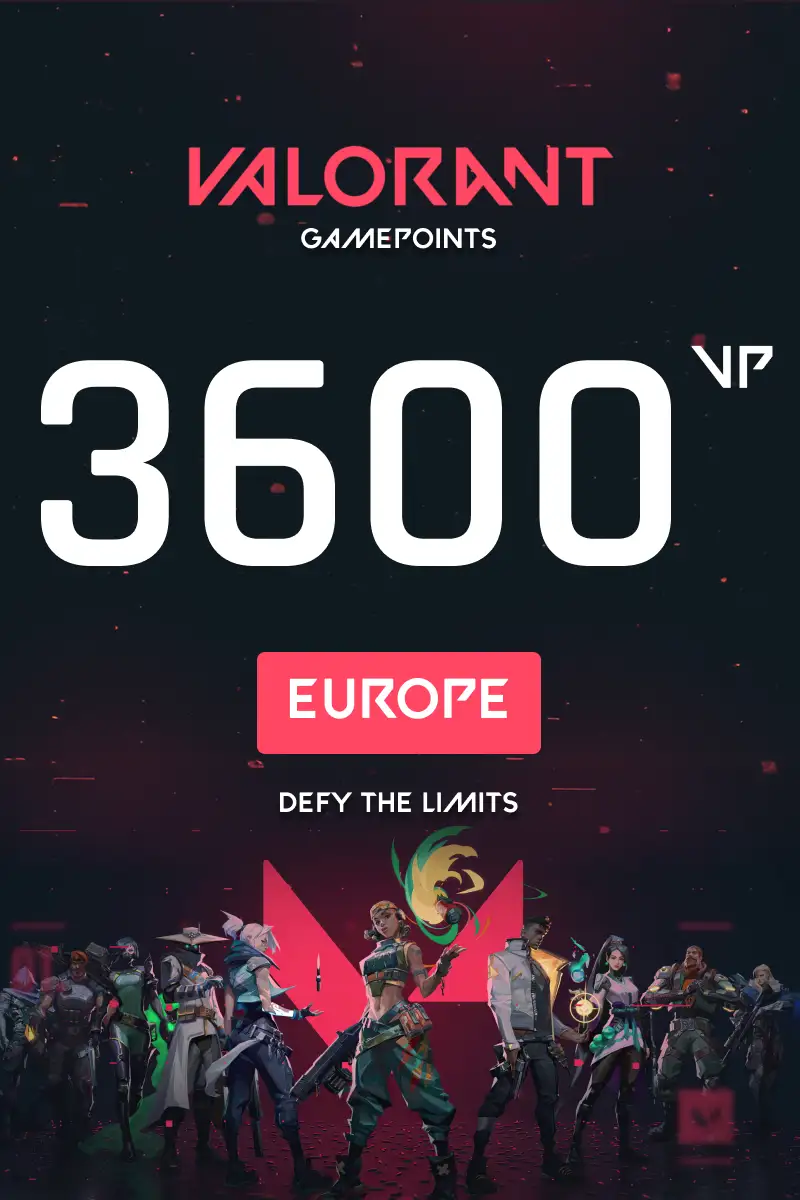 VALORANT 3600 Valorant Points (Europe) - Digital Key