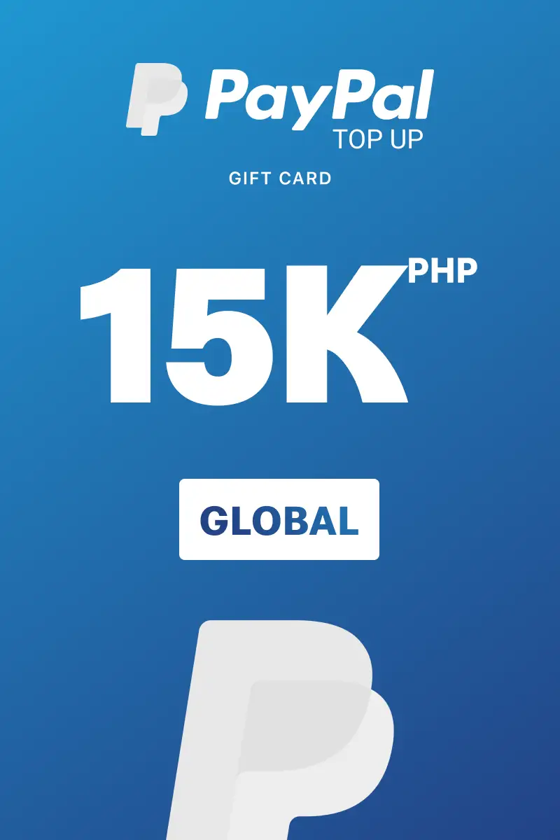 PayPal Instant Top Up 15000 PHP Gift Card (Global) - Digital Key