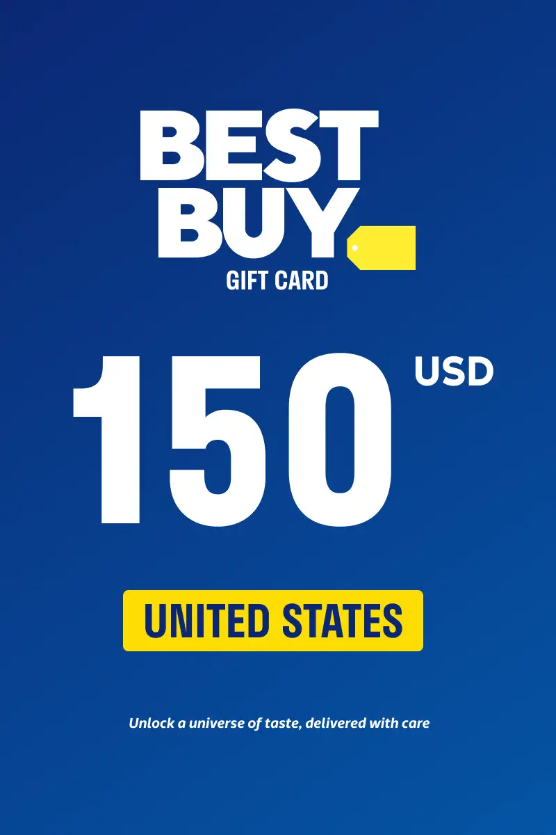 Best Buy 150 USD Gift Card (United States) - Digital Key
