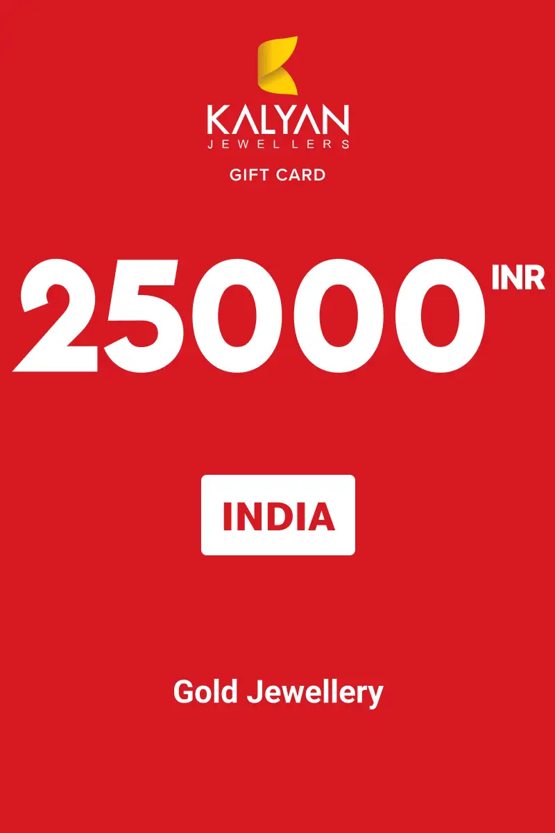 Kalyan Gold Jewellery 25000 INR Gift Card (India) - Digital Key