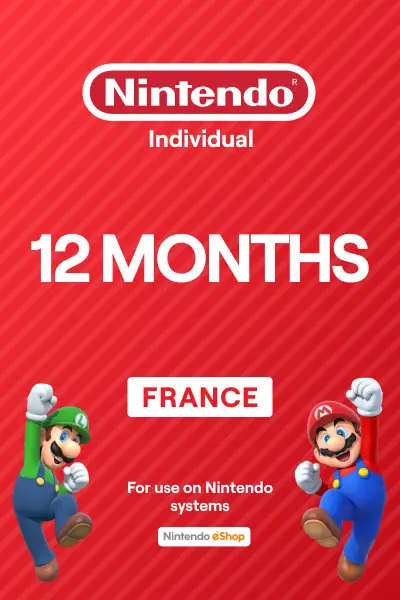 Nintendo Switch Online 12 Months Individual Membership (France) - Digital Key
