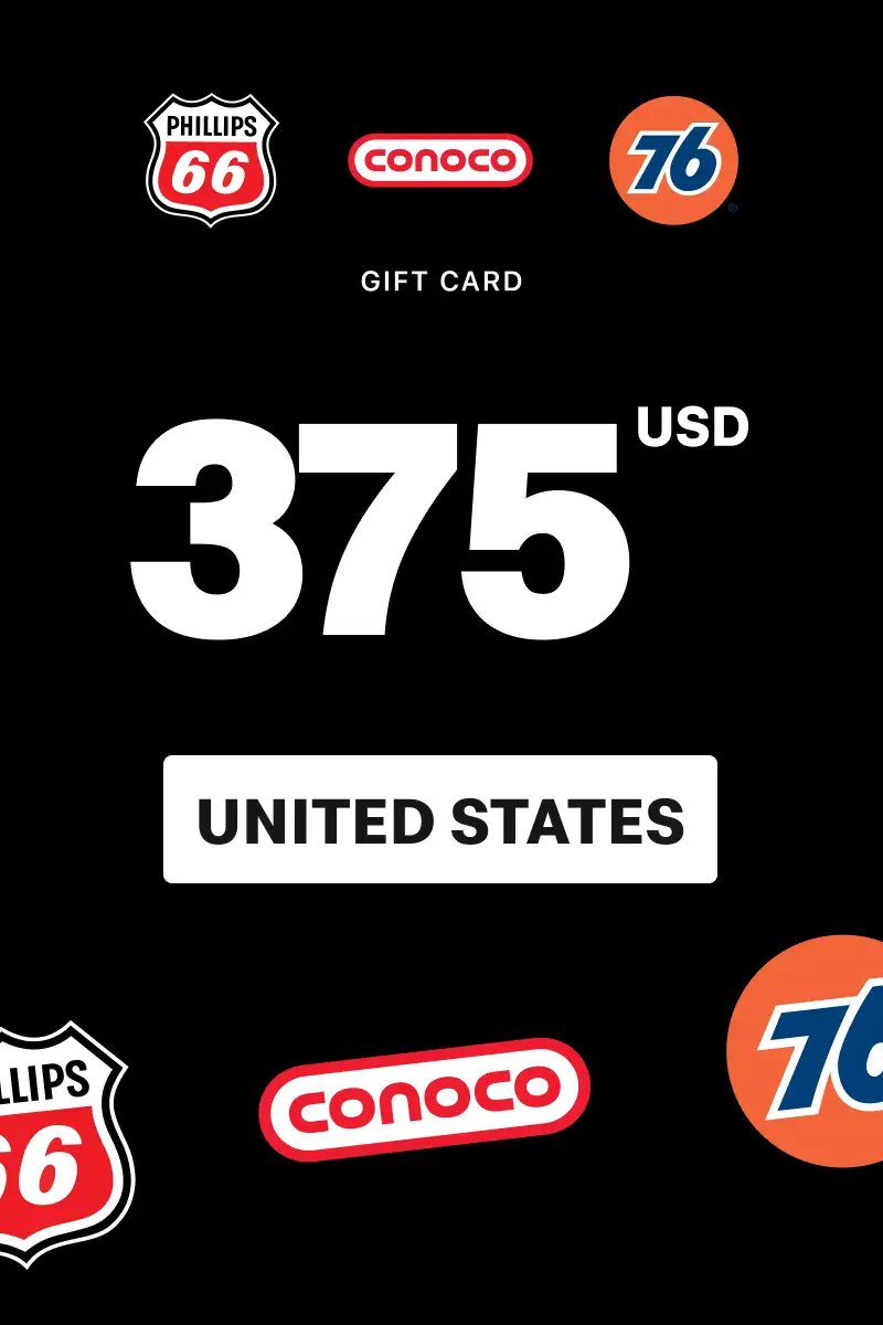 Phillips 66 - Conoco - 76 375 USD Gift Card (United States) - Digital Key