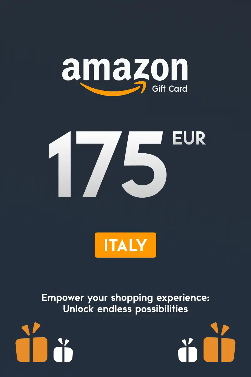 Amazon 175 EUR Gift Card (Italy) - Digital Key