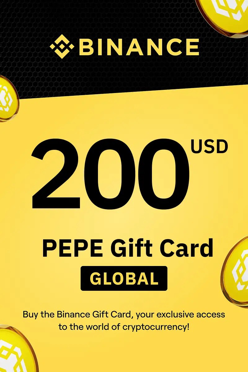 Binance (PEPE) 200 USD Gift Card (Global) - Digital Key