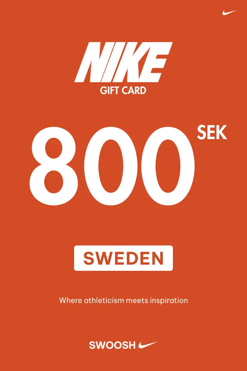 Nike 800 SEK Gift Card (Sweden) - Digital Key