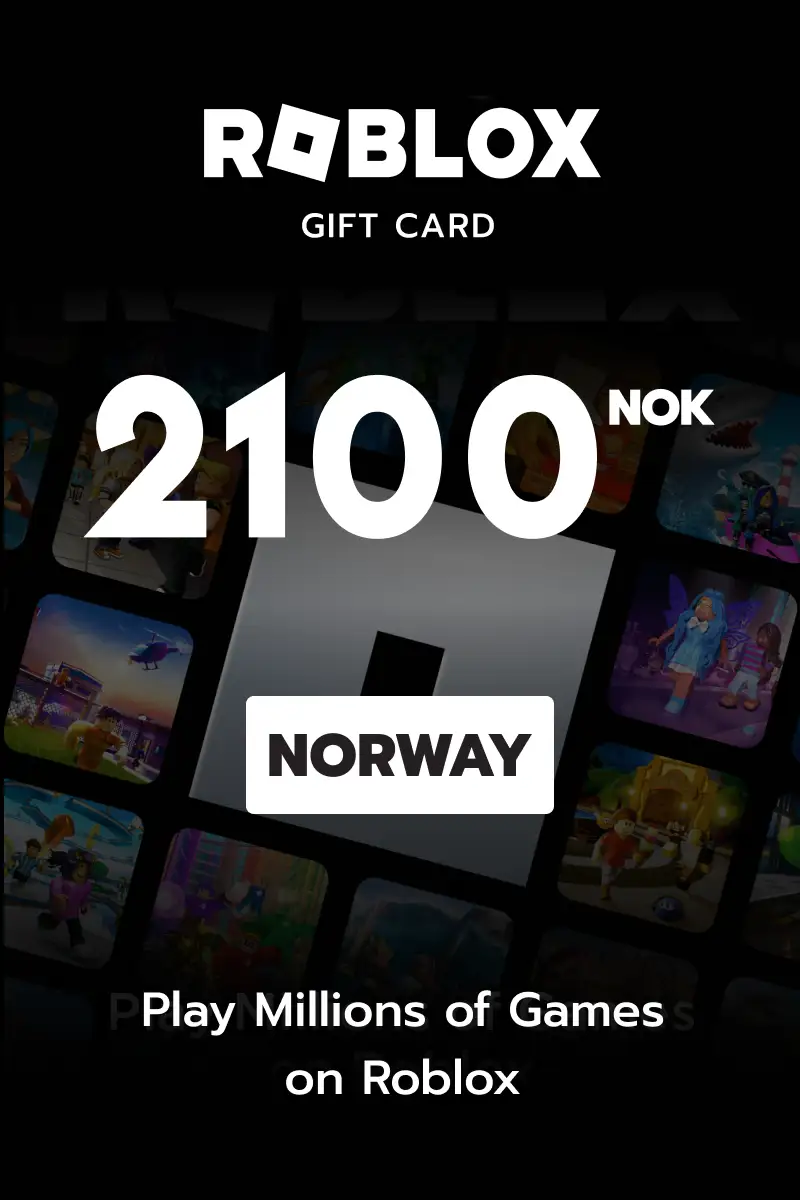 Roblox 2100 NOK Gift Card (Norway) - Digital Key