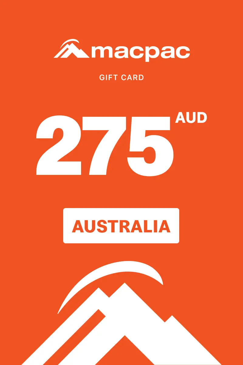 Macpac 275 AUD Gift Card (Australia) - Digital Key