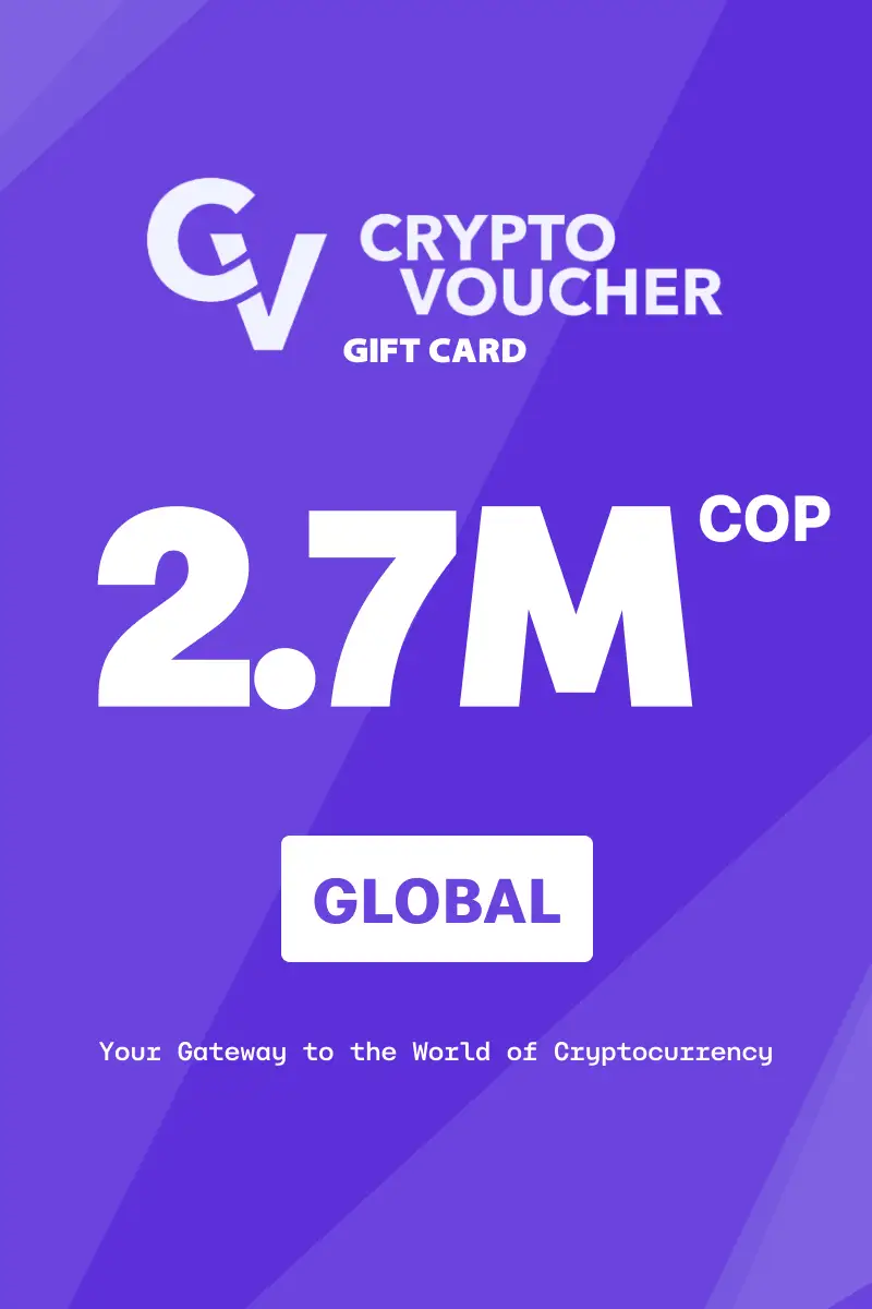 Crypto Voucher 2700000 COP Gift Card (Global) - Digital Key