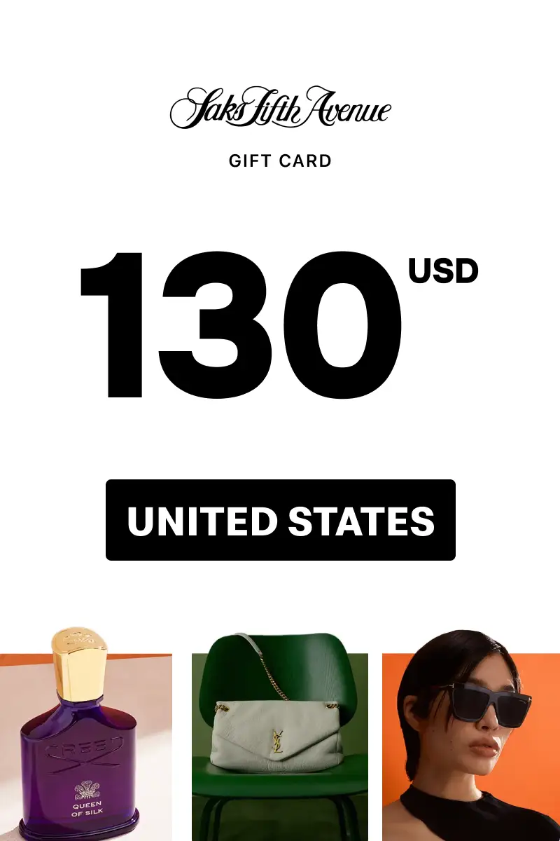 Saks Fifth Avenue 130 USD Gift Card (United States) - Digital Key
