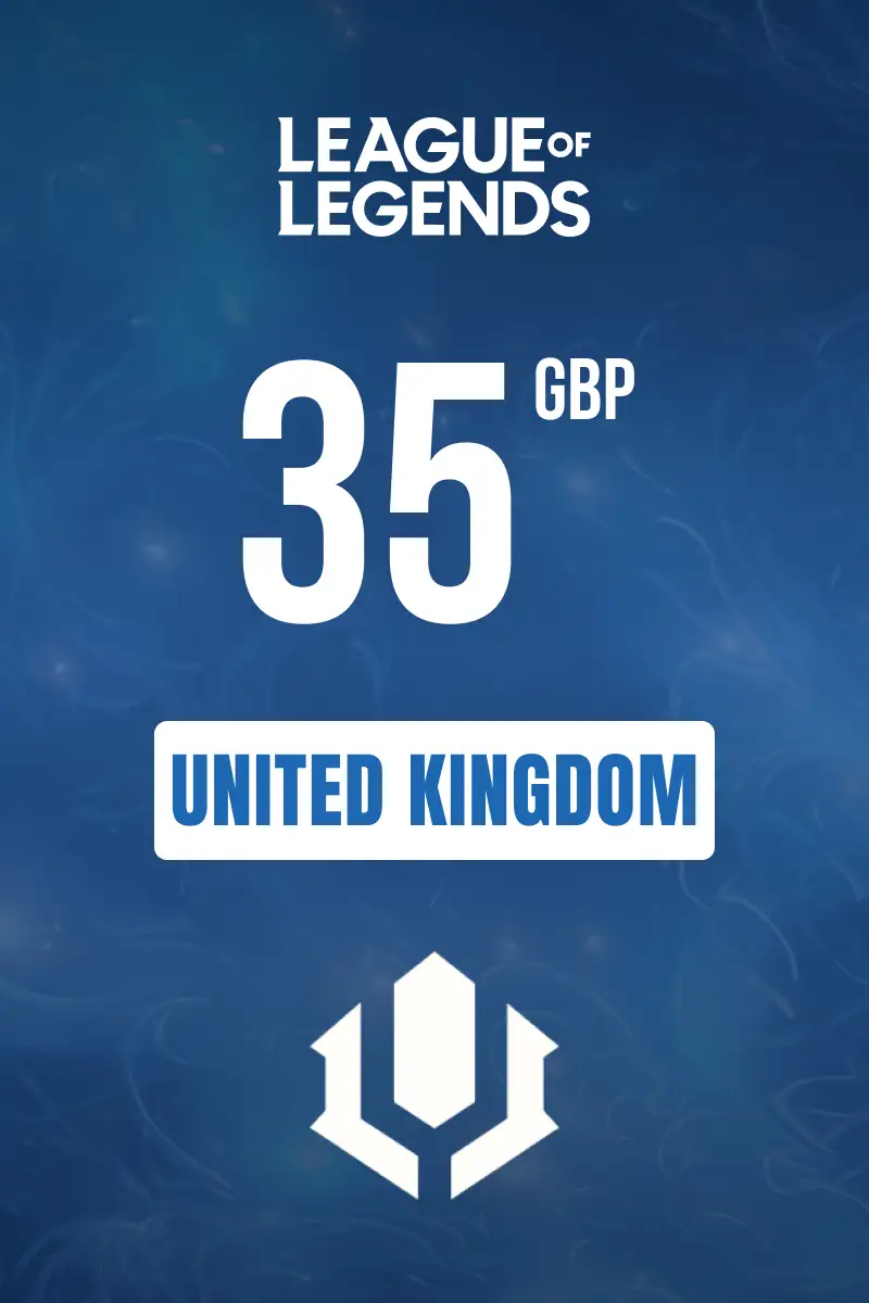 League of legends 35 GBP Gift Card (United Kingdom) - Digital Key