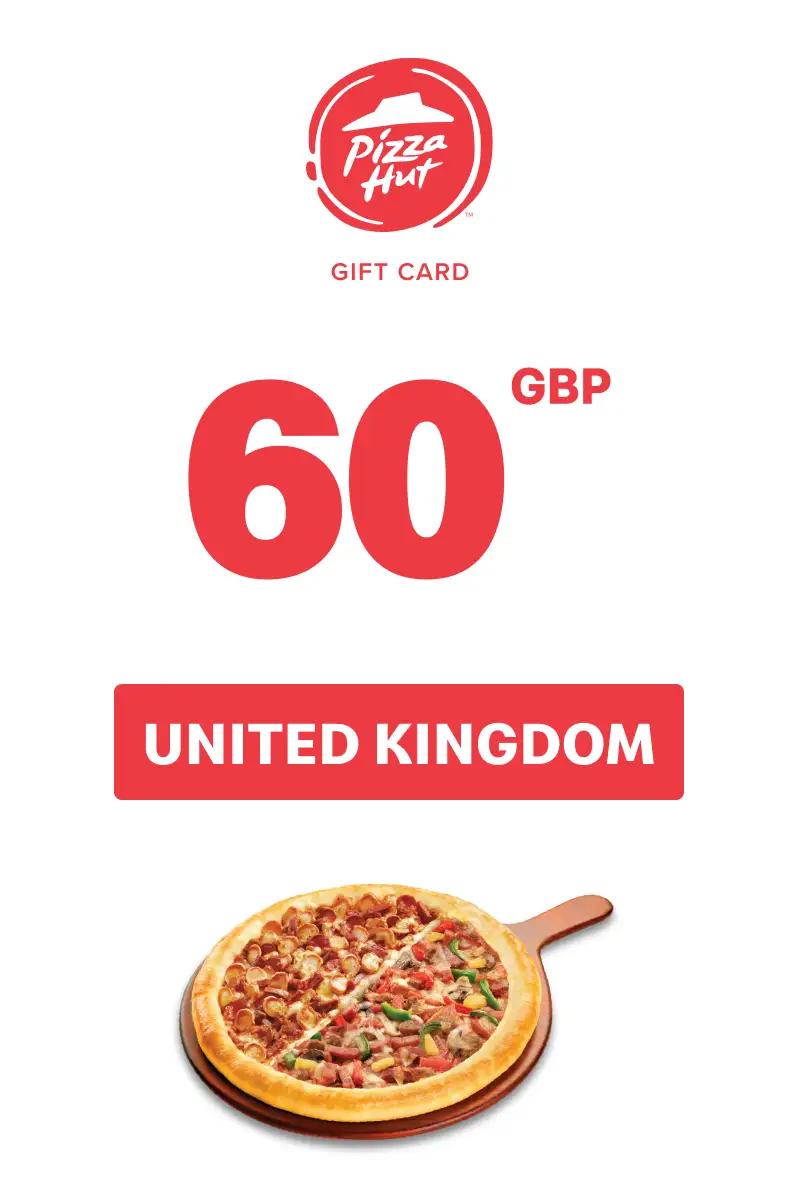 Pizza Hut 60 GBP Gift Card (United Kingdom) - Digital Key