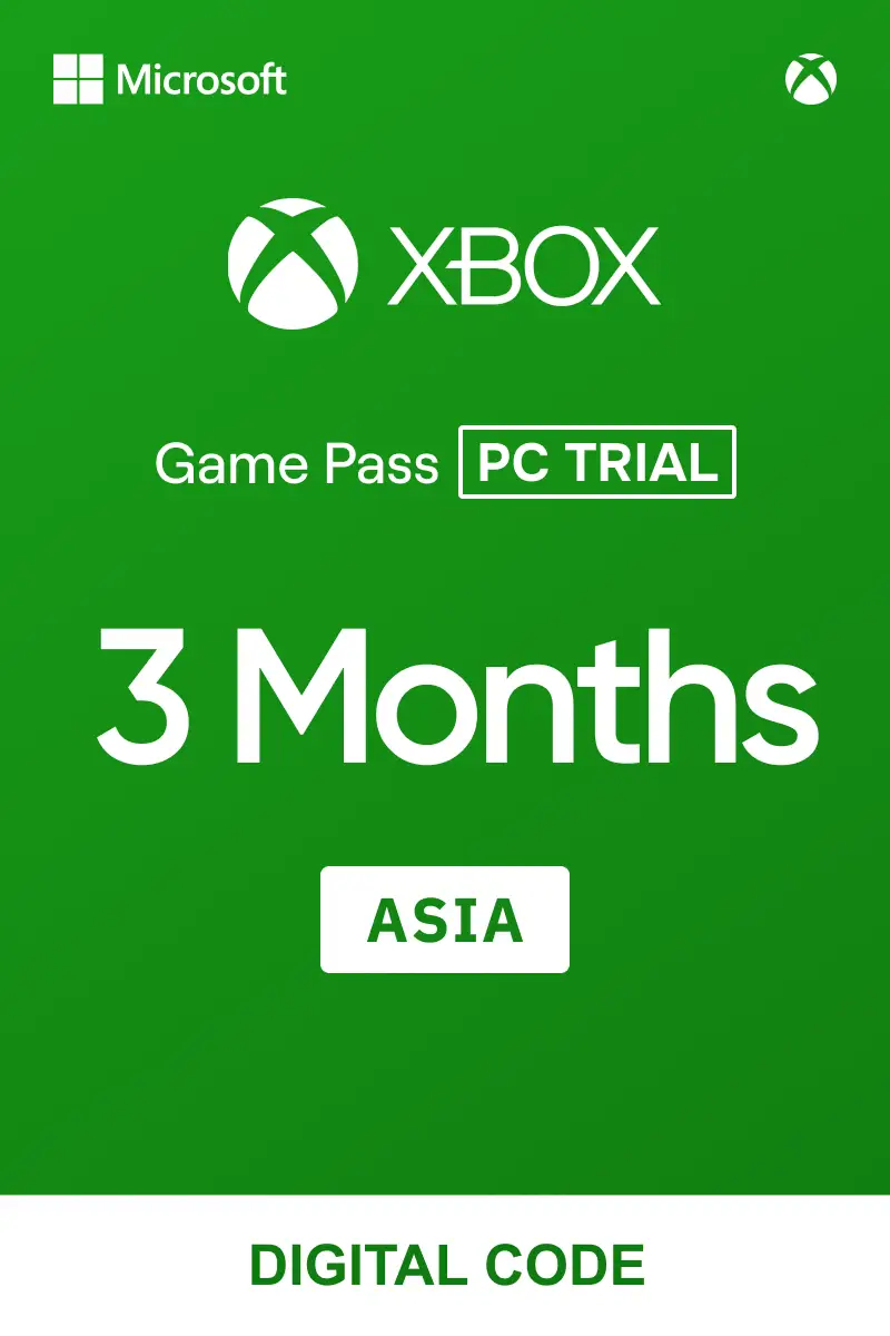 Xbox Game Pass for PC 3 Months Trial (Asia) - Digital Key