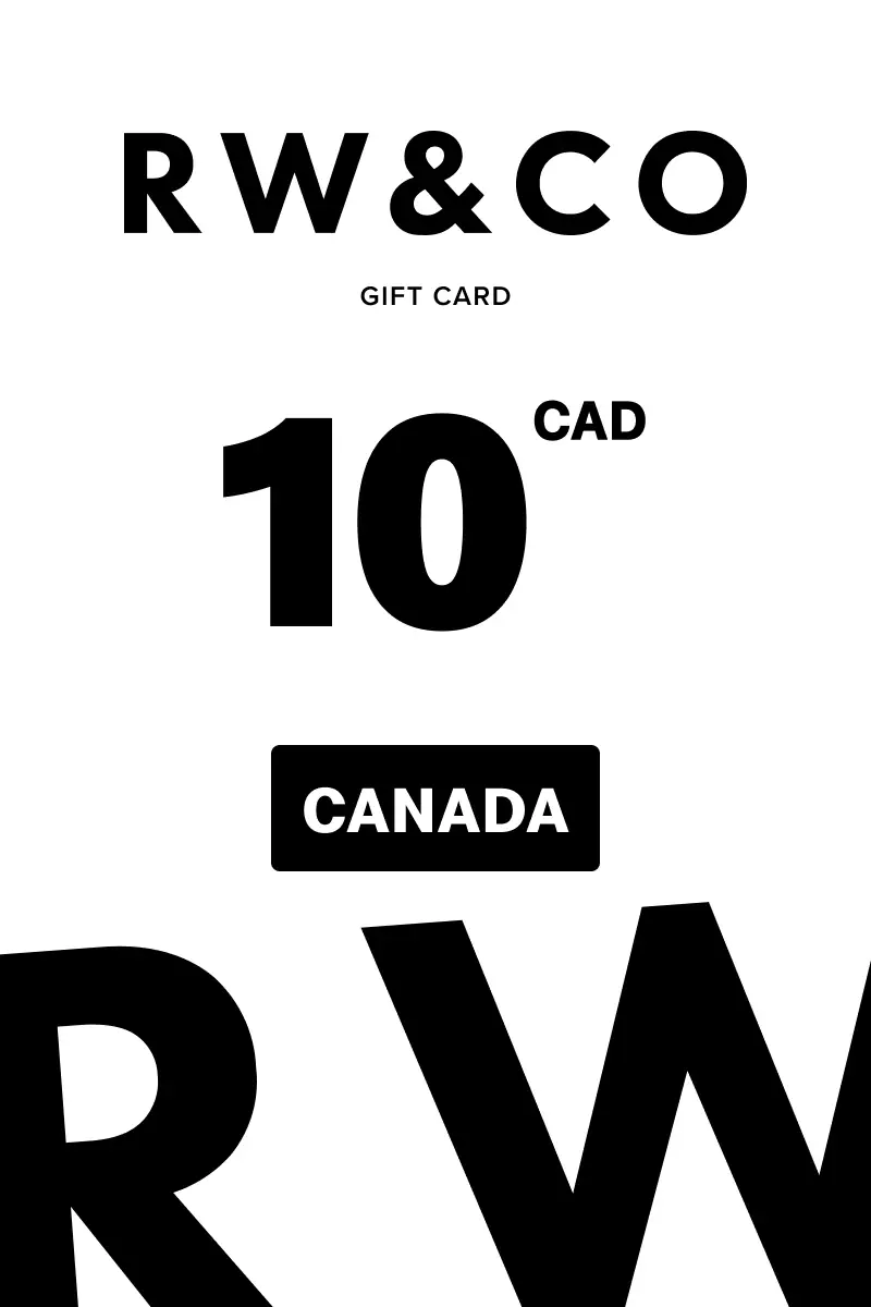 RW and Co 10 CAD Gift Card (Canada) - Digital Key