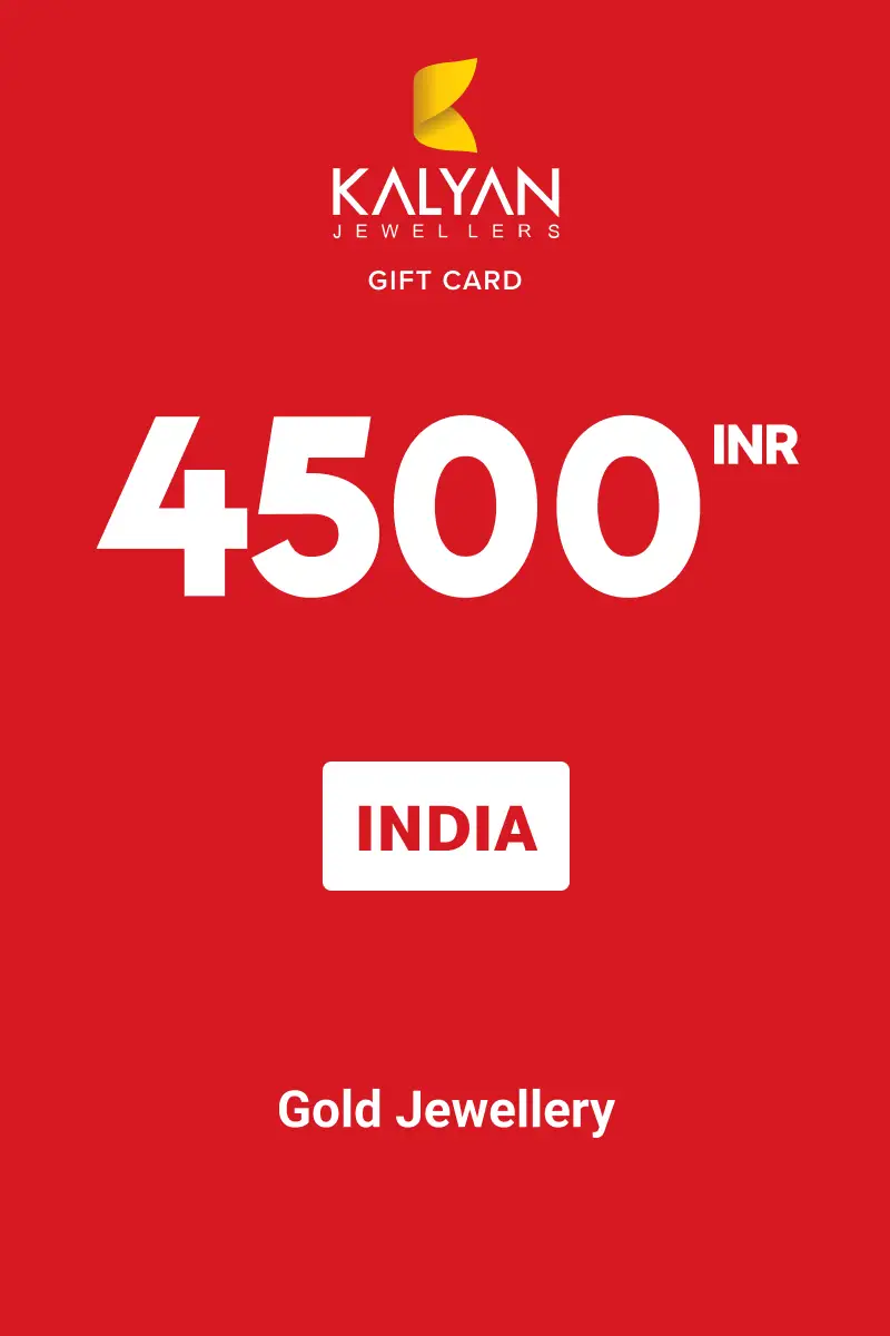 Kalyan Gold Jewellery 4500 INR Gift Card (India) - Digital Key