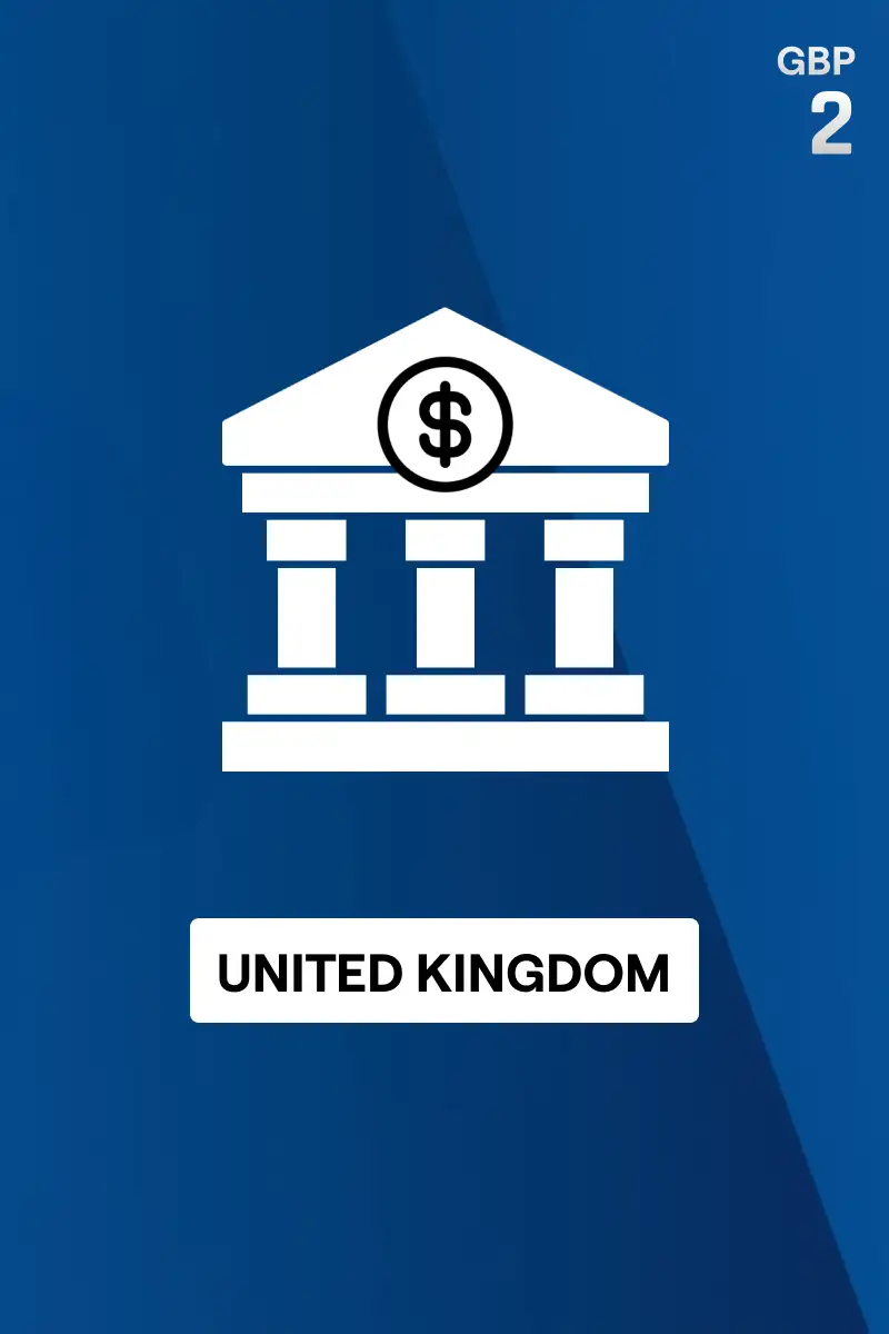 Rewarble Bank Transfer 2 GBP Gift Card (United Kingdom) - Rewarble - Digital Key