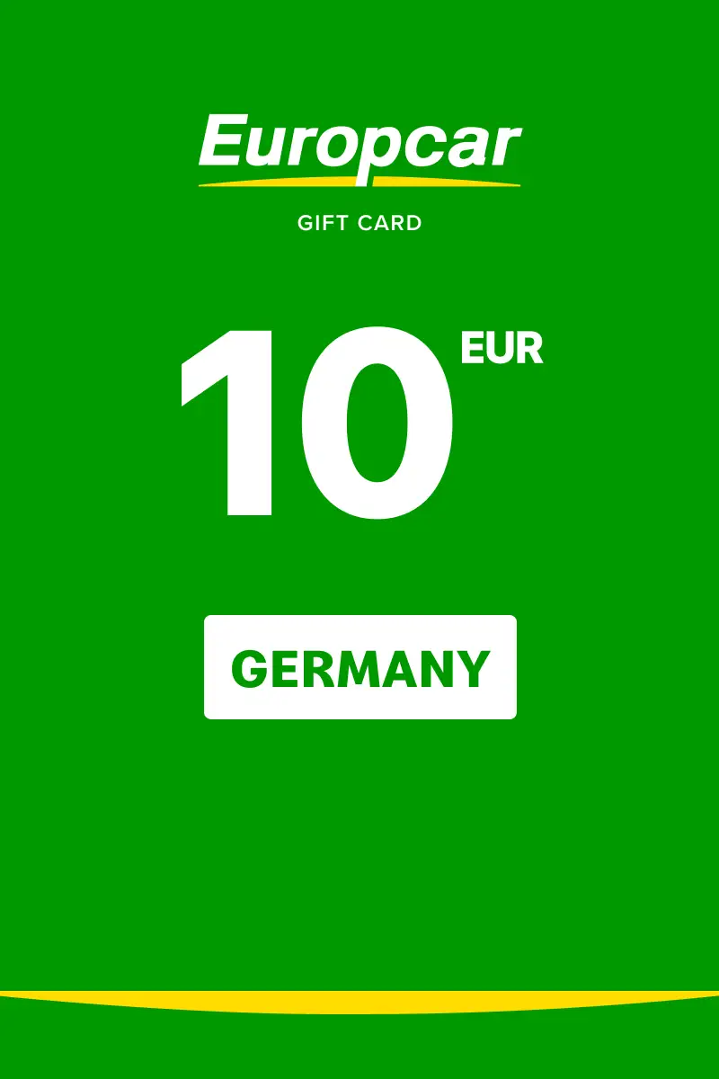 Europcar 10 EUR Gift Card (Germany) - Digital Key