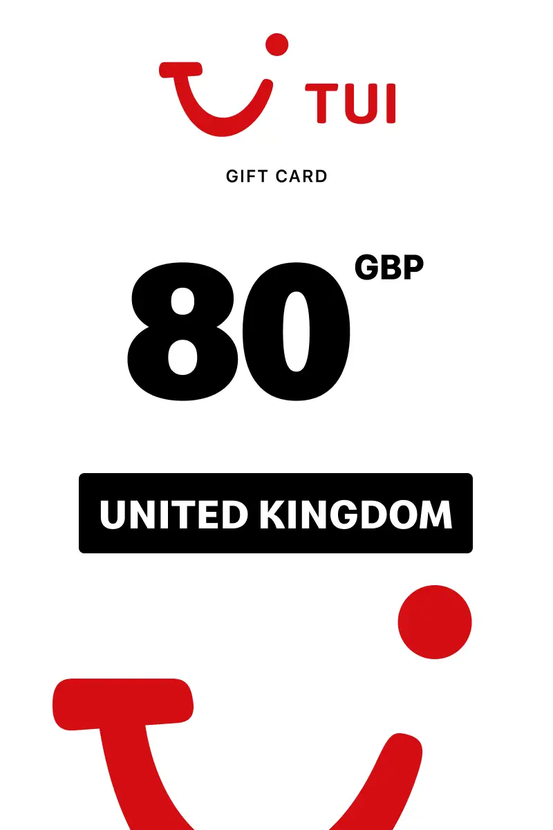 TUI Travel 80 GBP Gift Card (United Kingdom) - Digital Key