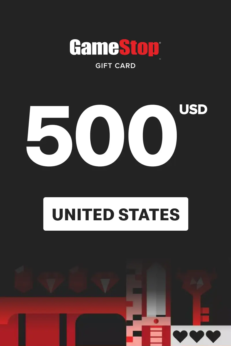 GameStop 500 USD Gift Card (United States) - Digital Key