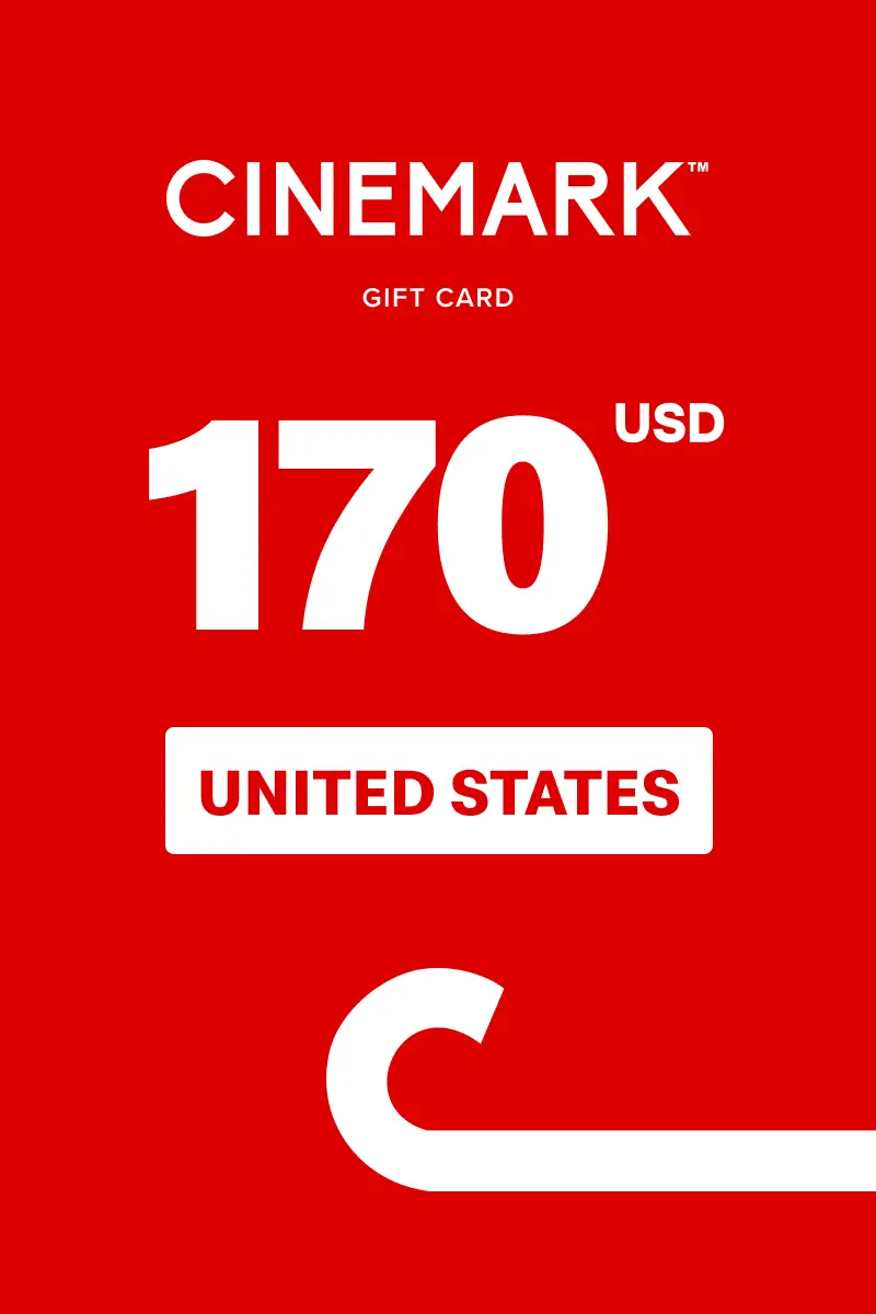 Cinemark 170 USD Gift Card (United States) - Digital Key