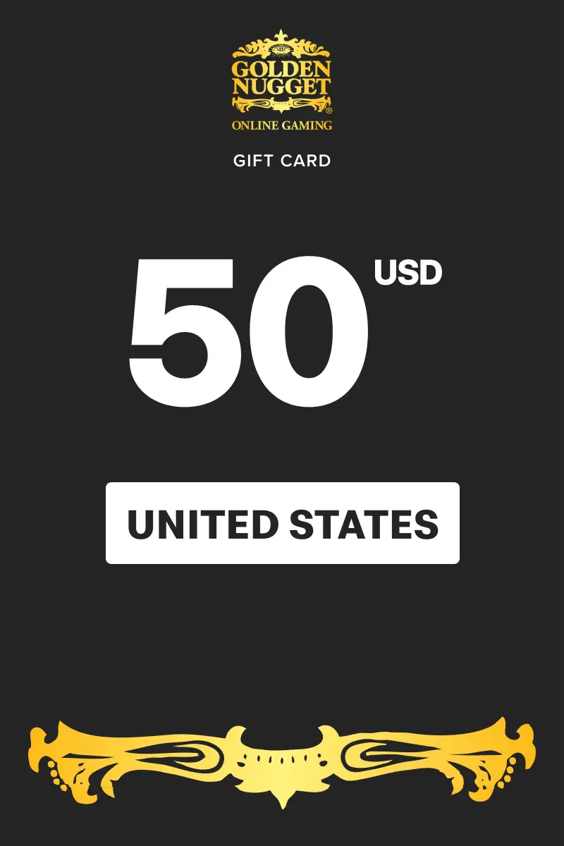 Golden Nugget Casino 50 USD Gift Card (United States) - Digital Key