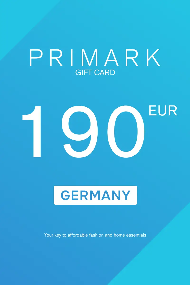 Primark 190 EUR Gift Card (Germany) - Digital Key