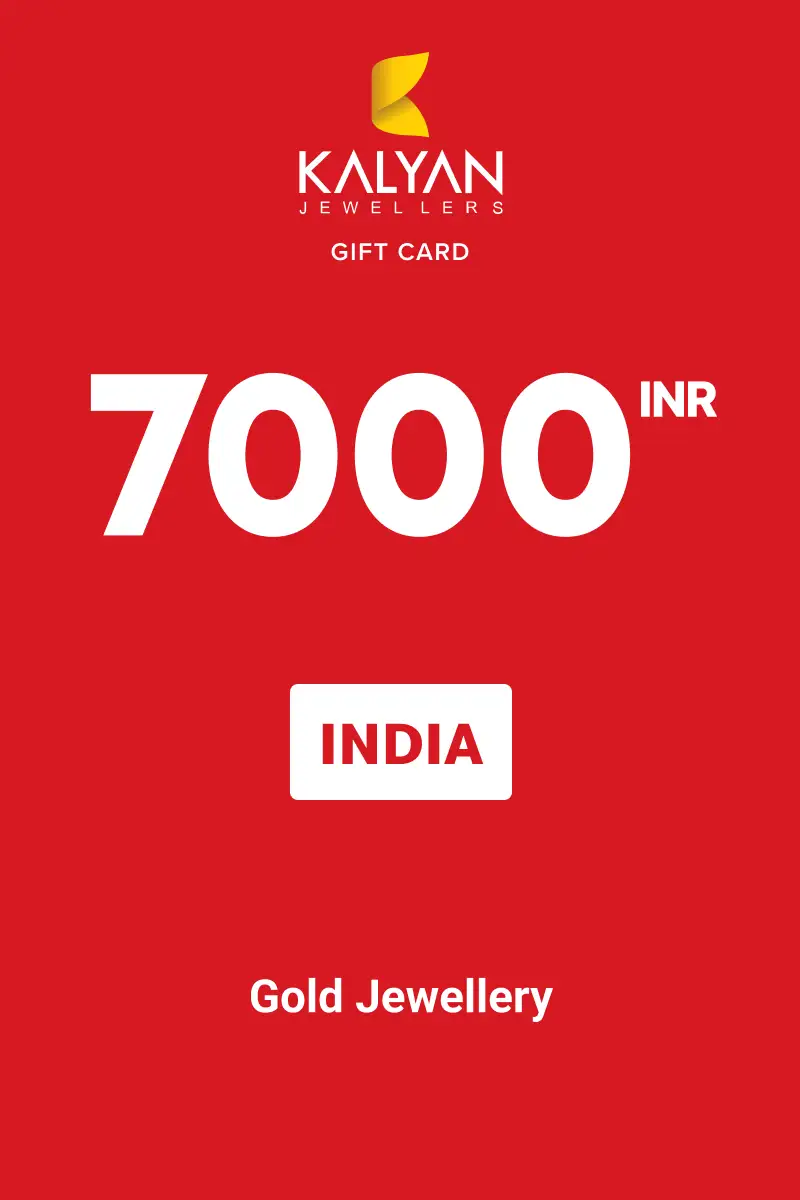 Kalyan Gold Jewellery 7000 INR Gift Card (India) - Digital Key