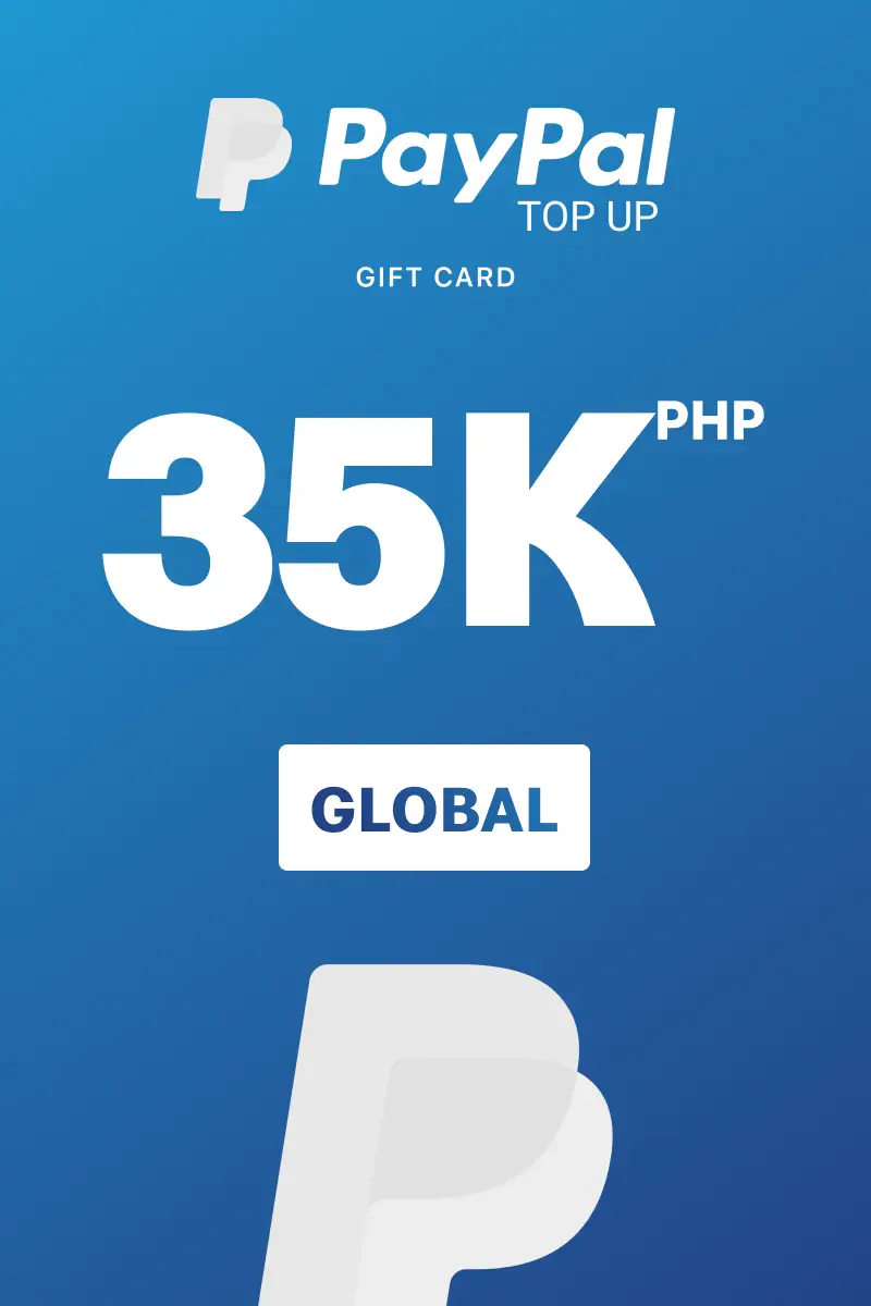 PayPal Instant Top Up 35000 PHP Gift Card (Global) - Digital Key
