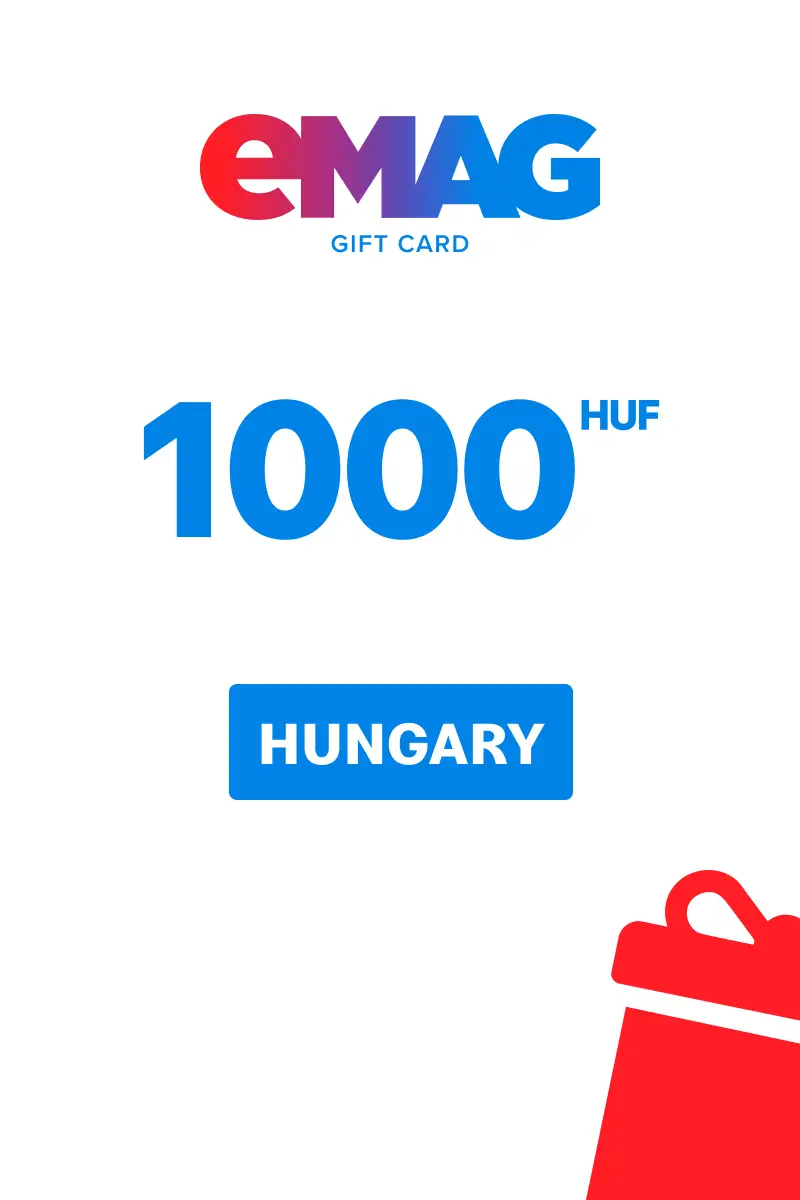 EMAG 1000 HUF Gift Card (Hungary) - Digital Key