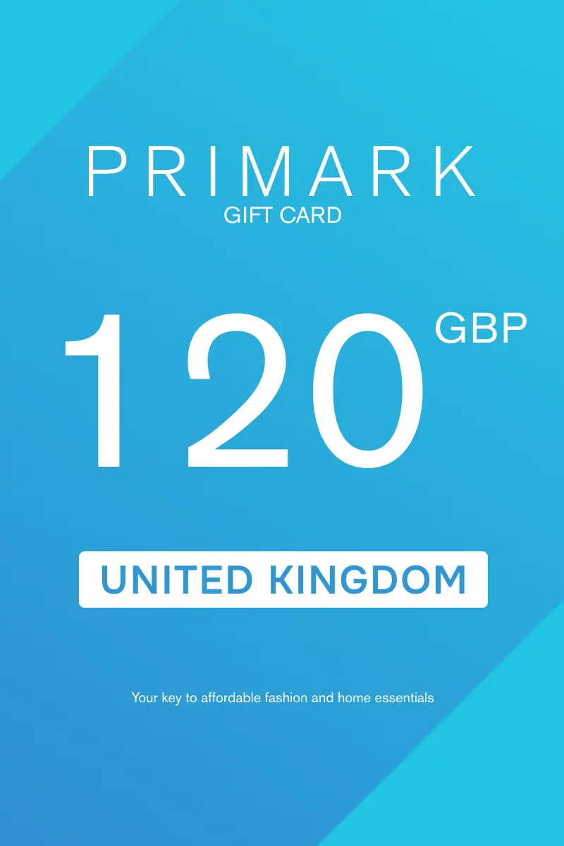 Primark 120 GBP Gift Card (United Kingdom) - Digital Key