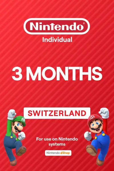 Nintendo Switch Online 3 Months Individual Membership (Switzerland) - Digital Key