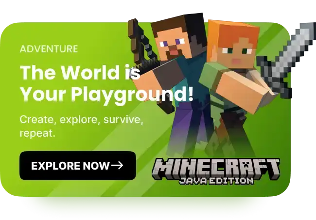 Minecraft: Java & Bedrock Edition Official Website digital for Windows