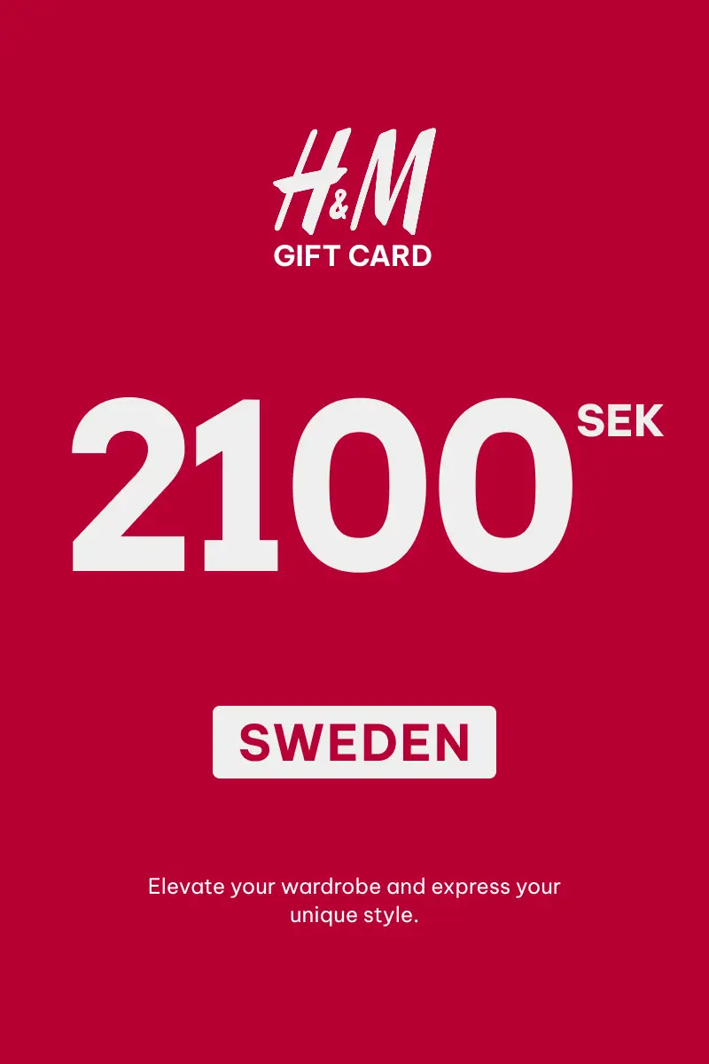 HandM 2100 SEK Gift Card (Sweden) - Digital Key