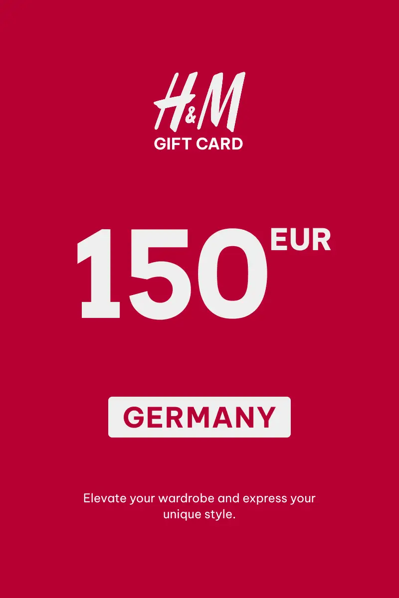 HandM 150 EUR Gift Card (Germany) - Digital Key