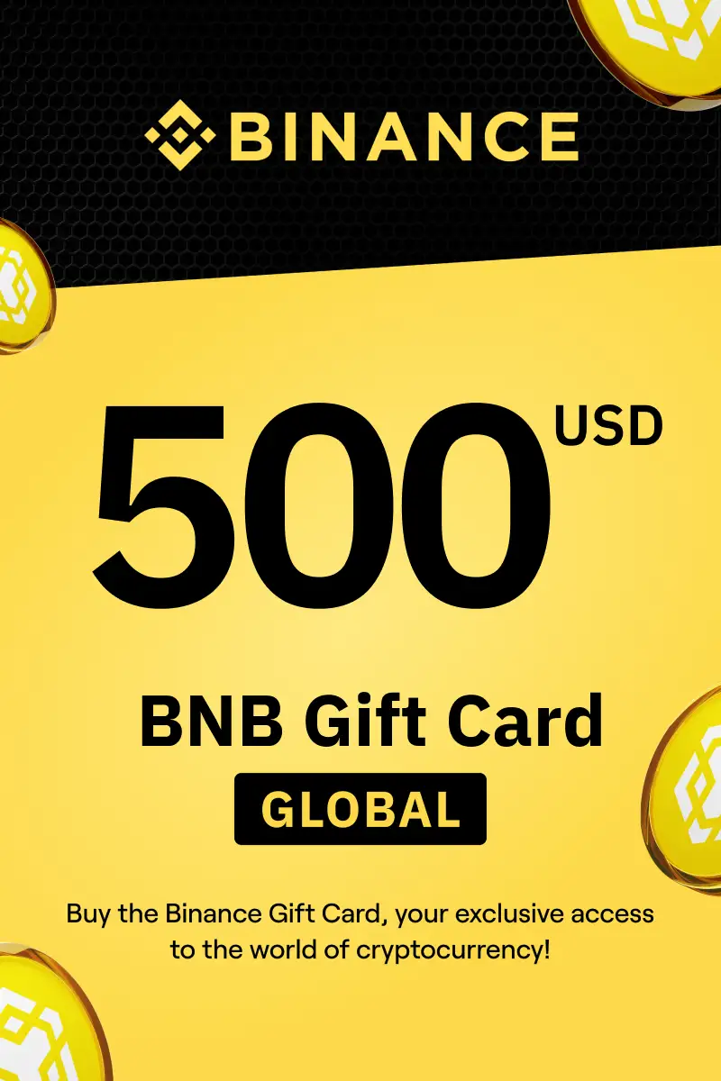 Binance (BNB) 500 USD Gift Card (Global) - Digital Key