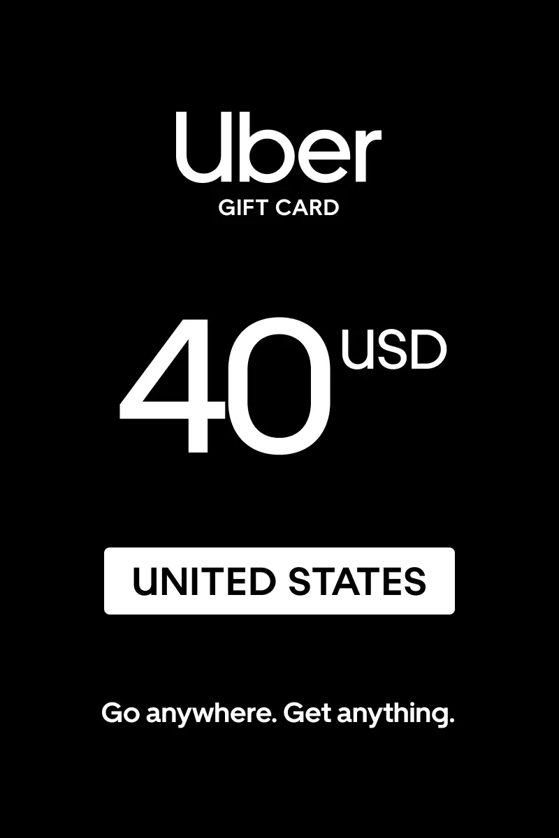 Uber 40 USD Gift Card (United States) - Digital Key