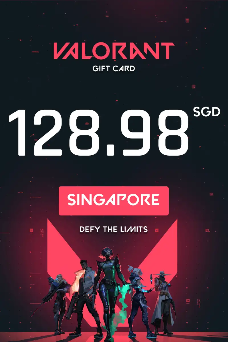 Valorant 128.98 SGD Gift Card (Singapore) - Digital Key