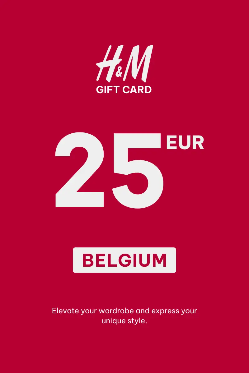 HandM 25 EUR Gift Card (Belgium) - Digital Key